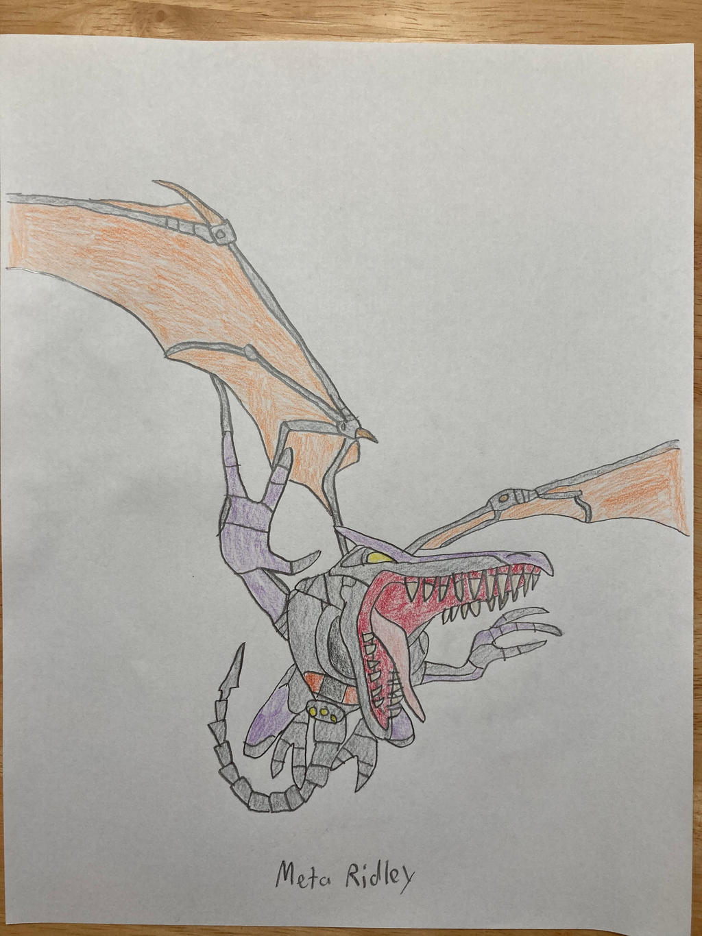 Meta Ridley by Flipsideart3111 on DeviantArt