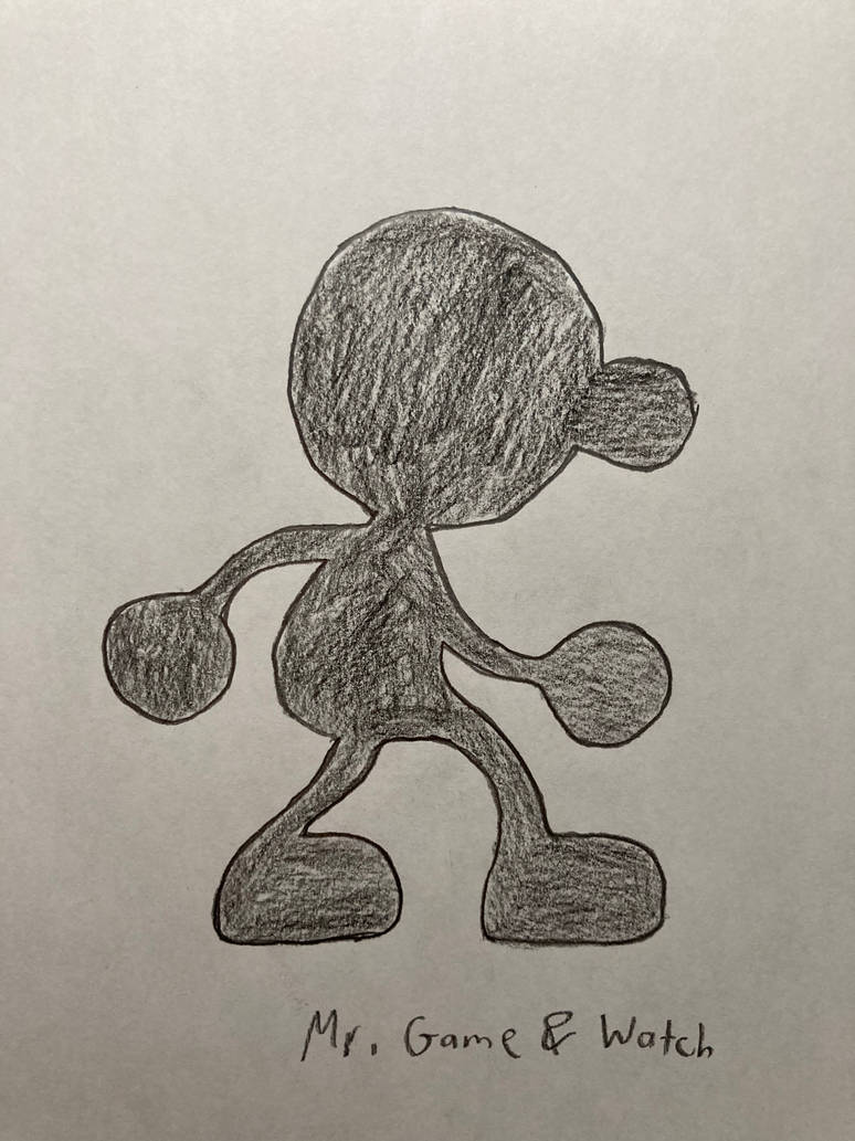 Mr. Game and Watch by Flipsideart3111 on DeviantArt