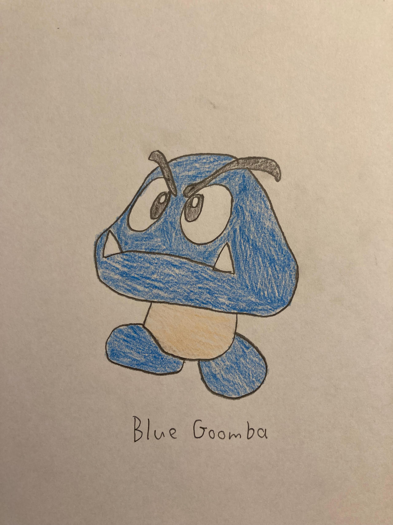 Goomba Oc Deviantart Blue Goomba by Flipsideart3111 on DeviantArt