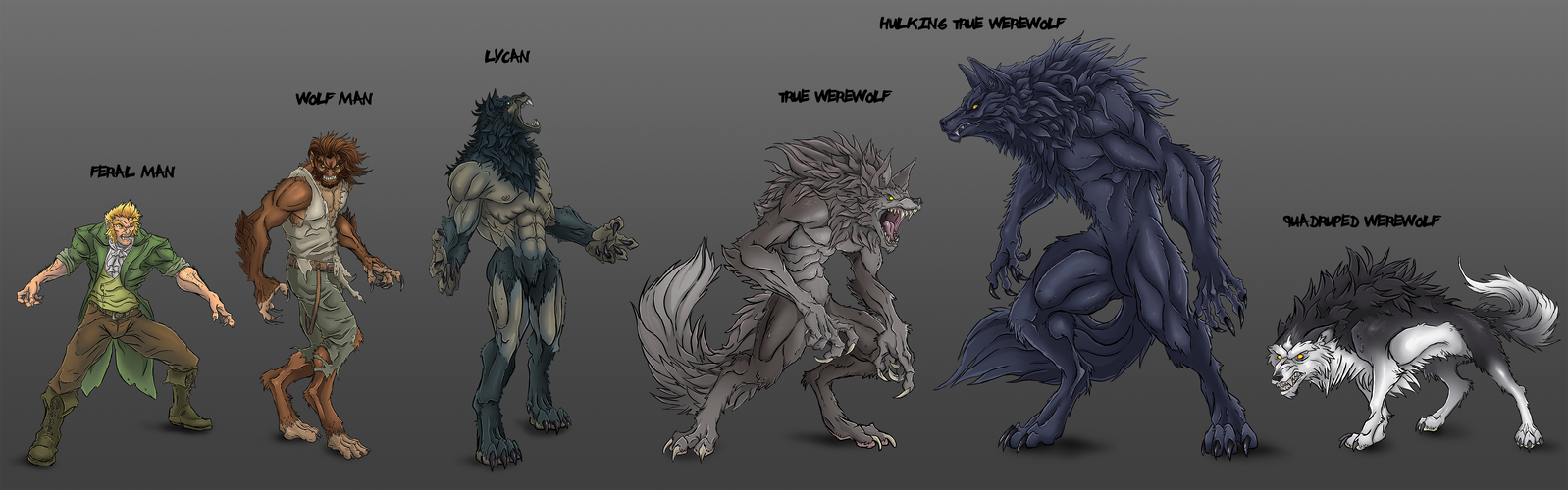 Werewolf chart by Nythus on DeviantArt