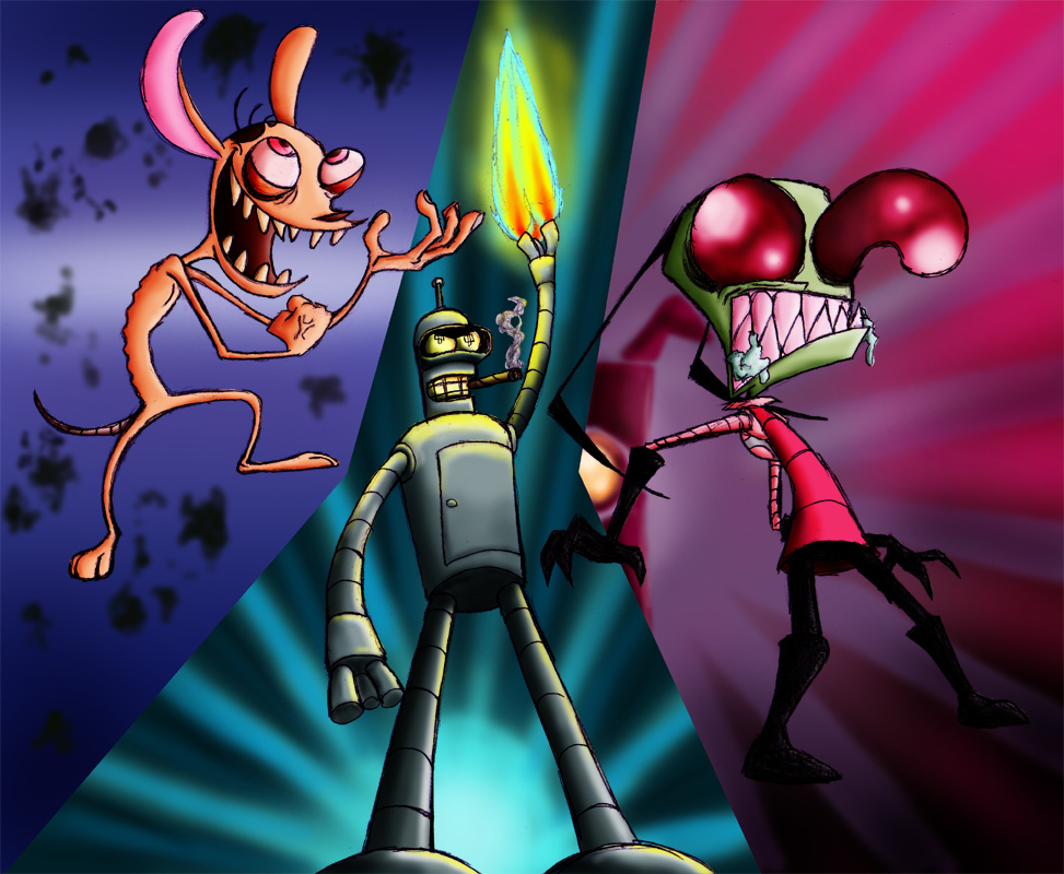 Ren, Bender and Zim