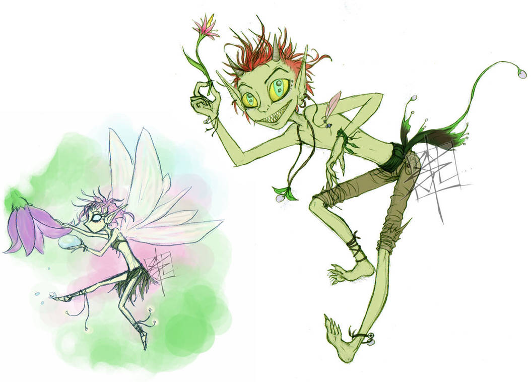 Puck And Fairy By Spaffi On DeviantArt puck-and-fairy-by-spaffi-on-deviantart