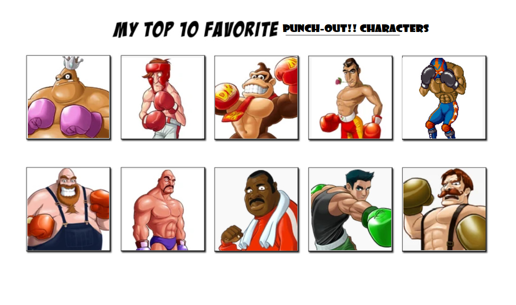 My 10 Favorite Punch-Out Characters by nicossz on DeviantArt