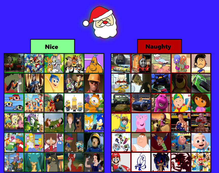 My Nice and Naughty List For Christmas 2023 by nicossz on DeviantArt