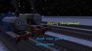 Edward and Henry make a Christmas and year message