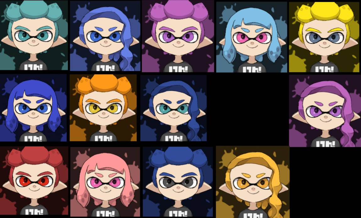 Splatoon Charters My New OCs Characters in Splatoon Part 6 by FranciscoNoeSfm on DeviantArt