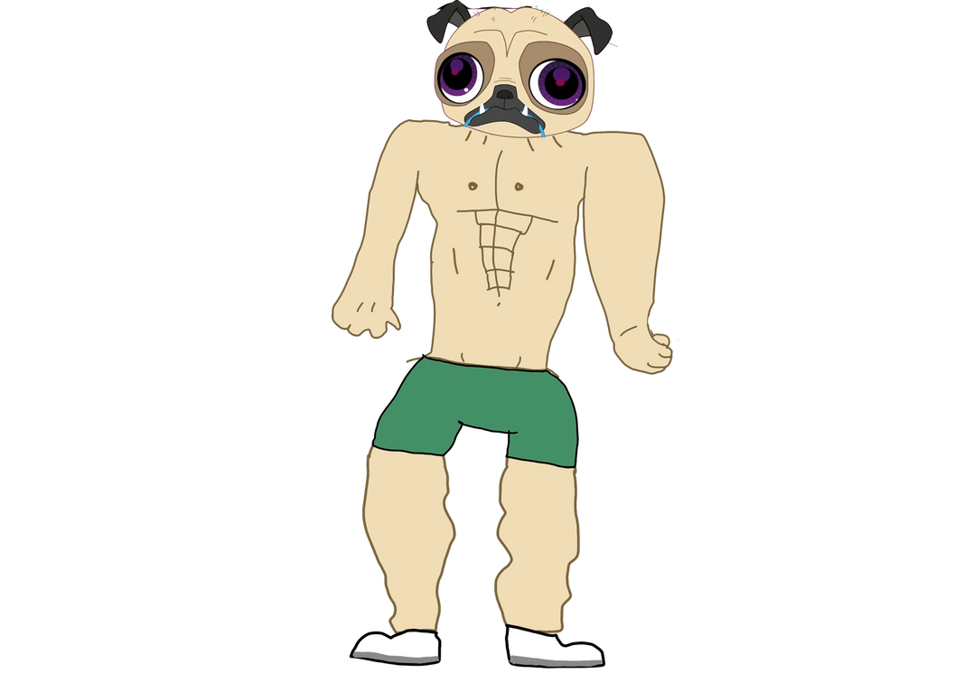 anthro pug guy ripped by idonotsleep2023 on DeviantArt