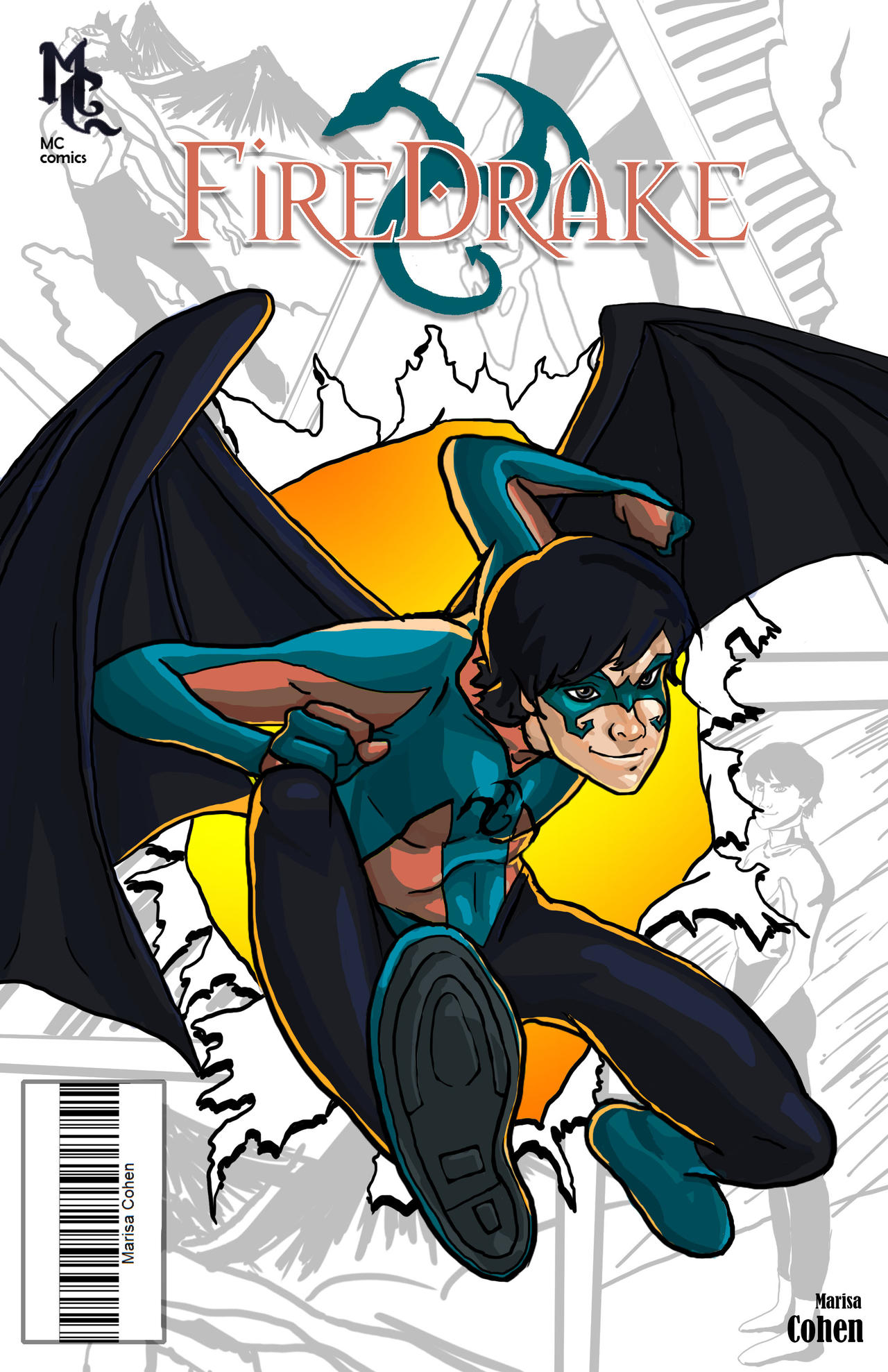 Fire Drake Comic Cover by RisDis on DeviantArt