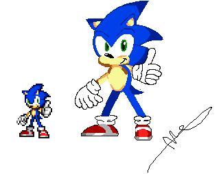 sonic advance - sonic spritesheet by rafapixelcreator on DeviantArt