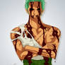 Zoro a man among men //COLORED