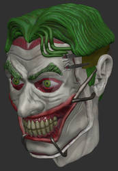 New 52 Joker head 3d