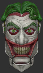 New 52 joker head 3d