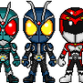 Shin Riders and Shin Sentai