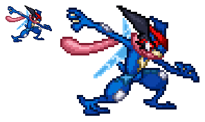 Pokemon Ash-Greninja Sprite