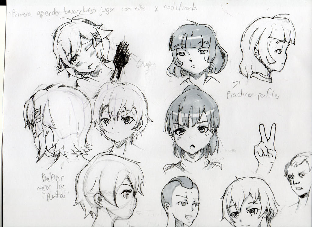 More anime practice by learn-to-f1y on DeviantArt