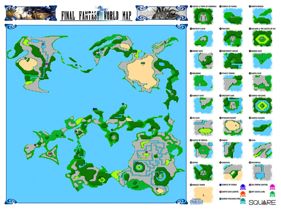 Ff Map Design Final Fantasy Custom Map V2.0 by vladictivo on DeviantArt