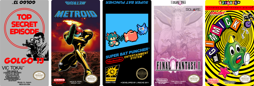 Custom NES Labels by vladictivo on DeviantArt
