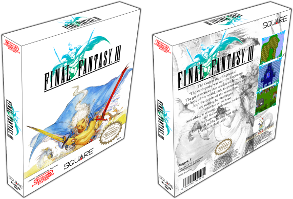 Final Fantasy Iii 25th Anniversary Custom Box By Vladictivo On Deviantart