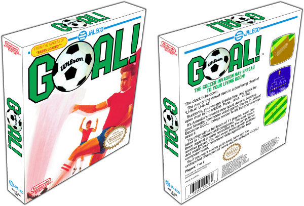 Goal! Nes custom mini box 3D preview