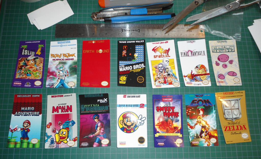 NES Reproduction Labels by vladictivo on DeviantArt