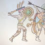 Mayan warrior and priest