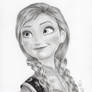 Anna Frozen Graphite drawing