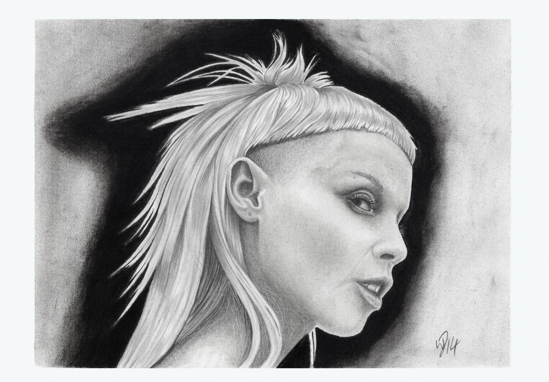 Yolandi Visser pencil Portrait by Wazche Yolandi Visser pencil Portrait by Wazche