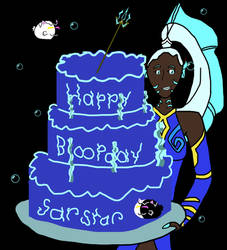 Aquarileri's Bloopday Cake!