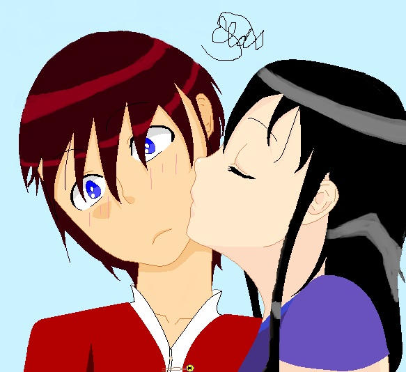 Kiss on the Cheek (Anime) by EpicPurple28 on DeviantArt