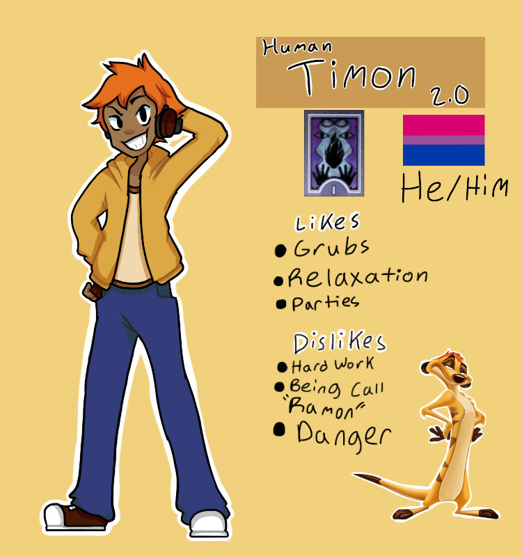 Human Timon 2.0 by Messy0Lizard on DeviantArt
