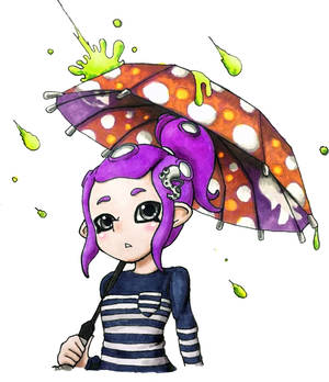 Octoling and her Brella
