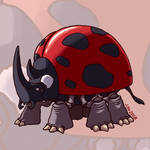 Mutant Zoo... Ladybug + Rhino by jasonhohoho