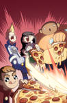 Bravest Warriors + Pizza + Convention Exclusive = by jasonhohoho