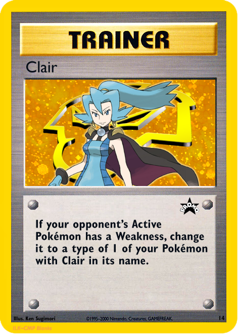clair pokemon card Looking for spare Pokmon, Digimon, or baseball cards in St. Shores Ultra Rare Card Type Clair's Gyarados (VS 48) -