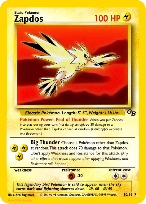 PokéXperto on Twitter  Cool pokemon cards, Zapdos, Pokémon tcg
