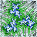 Flowers on the rocks by Lirulin-yirth