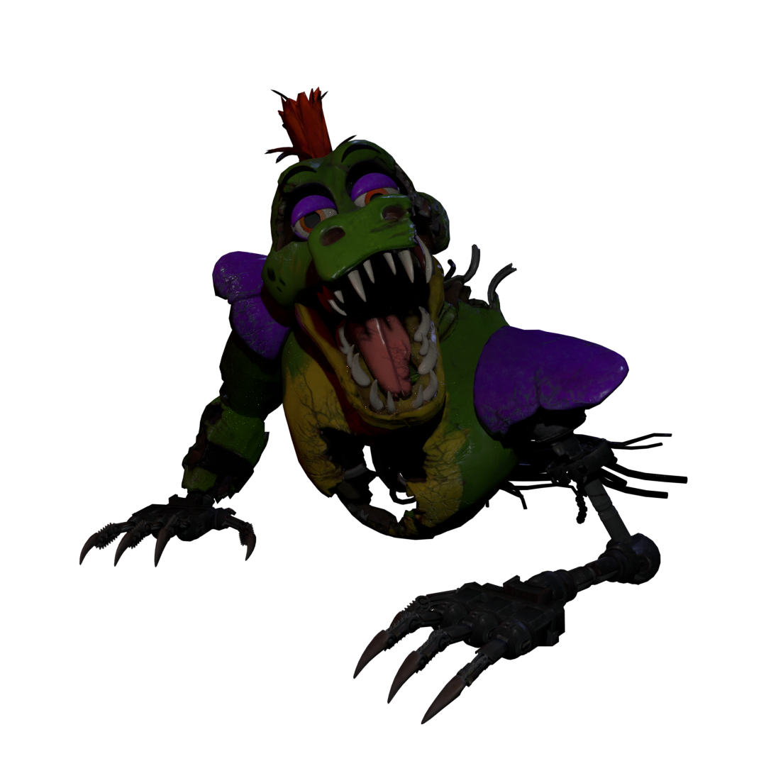 (FNAF/Blender) Shattered Montgomery Gator by SkullKidGamer1120 on ...