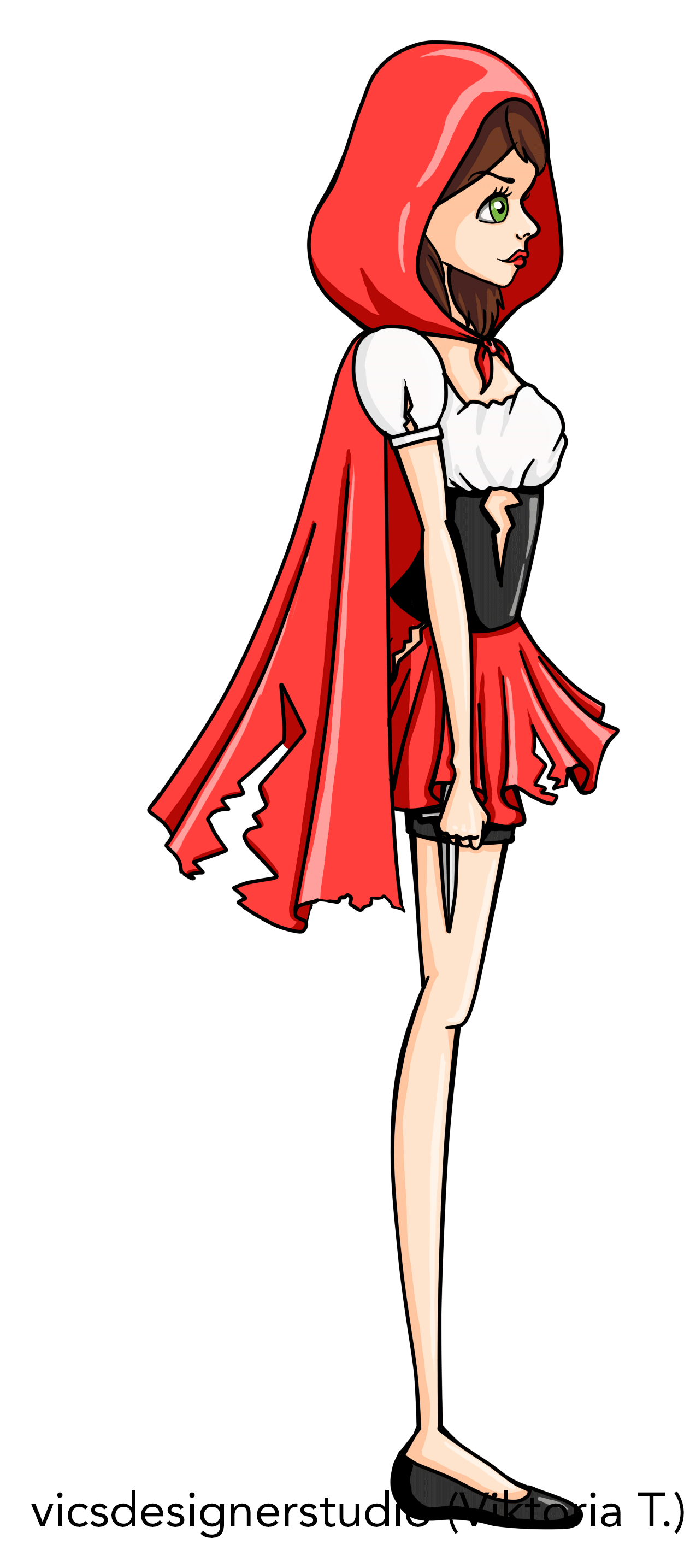 Red Riding Hood Side Animation Red Riding Hood - Standing Animation by VicsDesignerStudio on DeviantArt