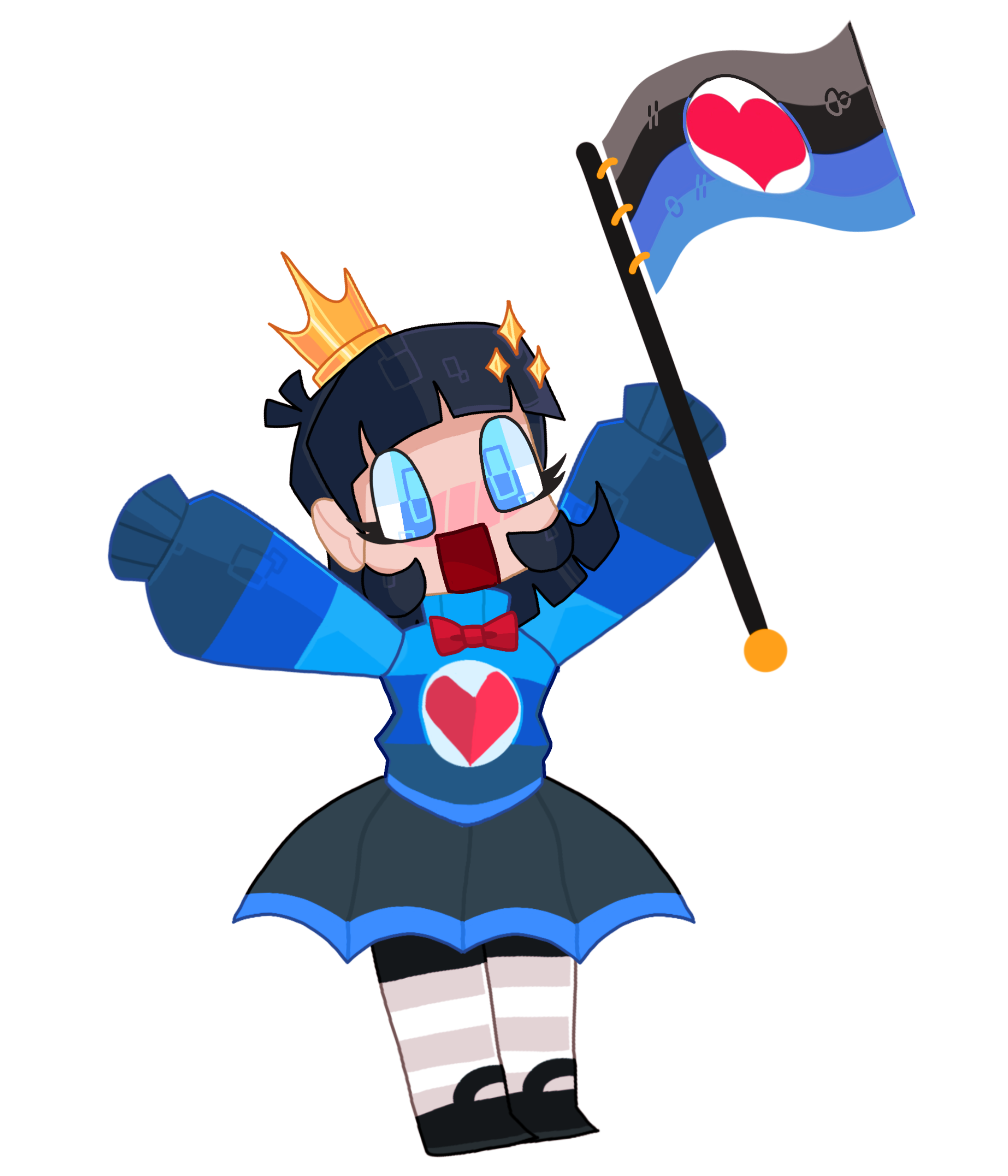 BLUE from Roblox Rainbow Friends by MGcooki8 on DeviantArt