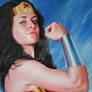 WONDER WOMAN -I can do it- Vintage Portrait