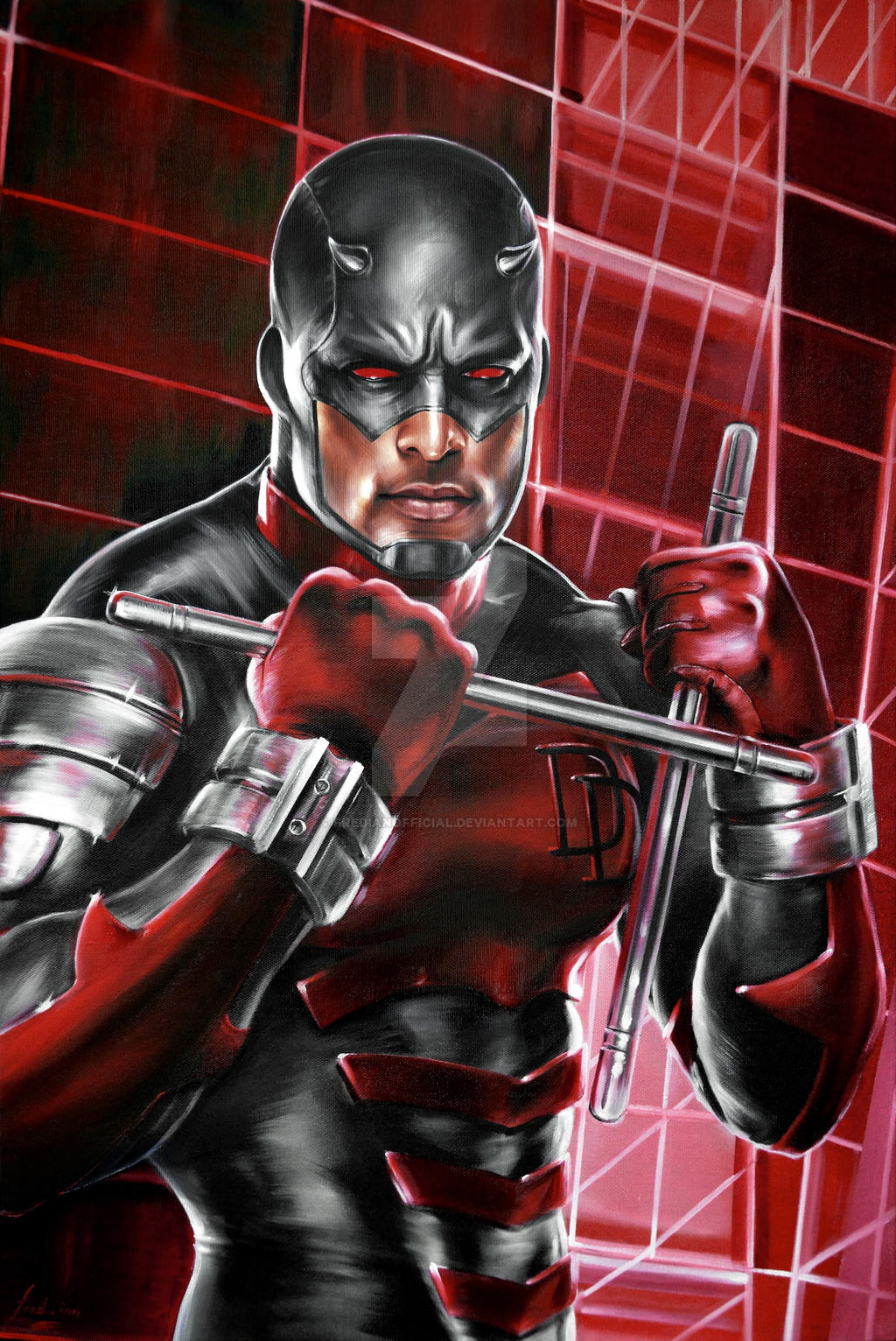 DAREDEVIL ARMORED PORTRAIT