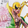 MARVEL PREMIER 2017 SKETCH CARD IRON FIST