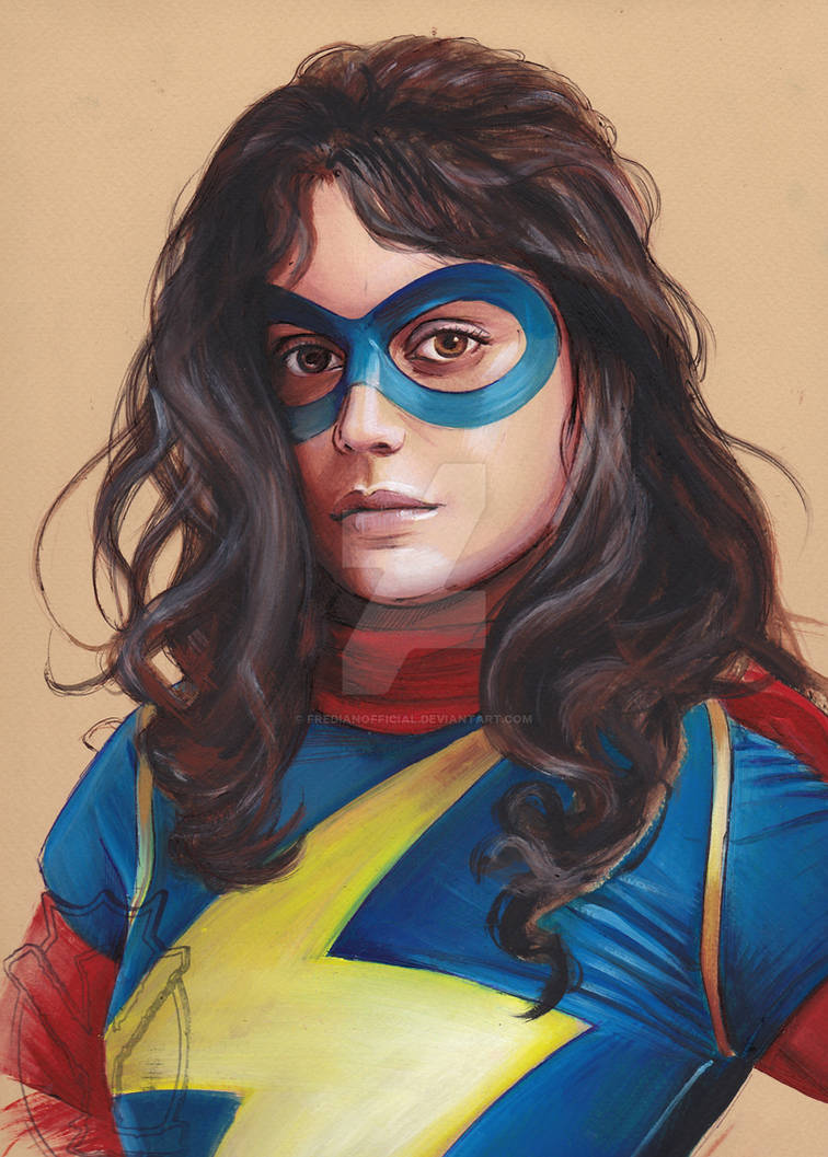 MS. MARVEL KAMALA KHAN by fredianofficial on DeviantArt