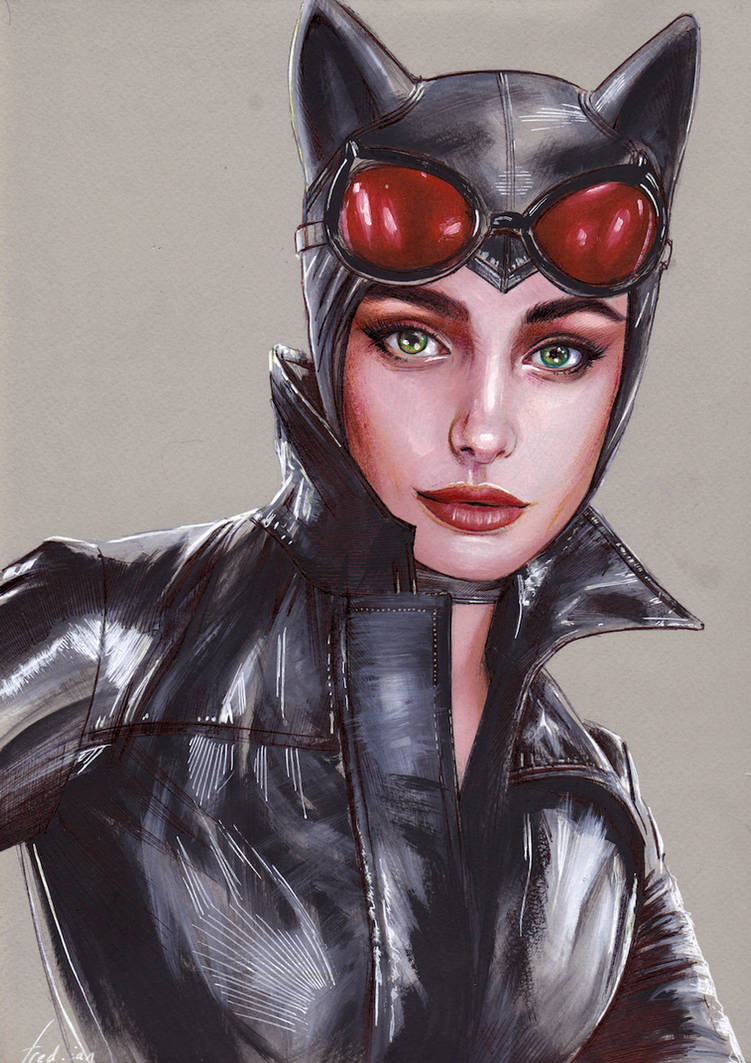 Catwoman Sketch By Fredianofficial On Deviantart