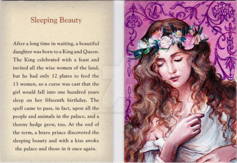 2019 Grimms' Fairy Tales Sketch SLEEPING BEAUTY by fredianofficial on