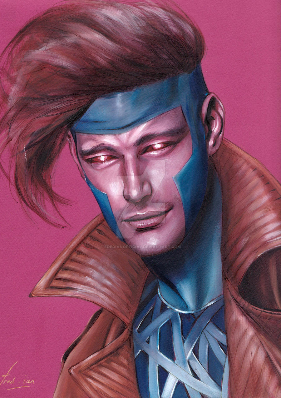 Gambit Look GAMBIT PORTRAIT by fredianofficial on DeviantArt
