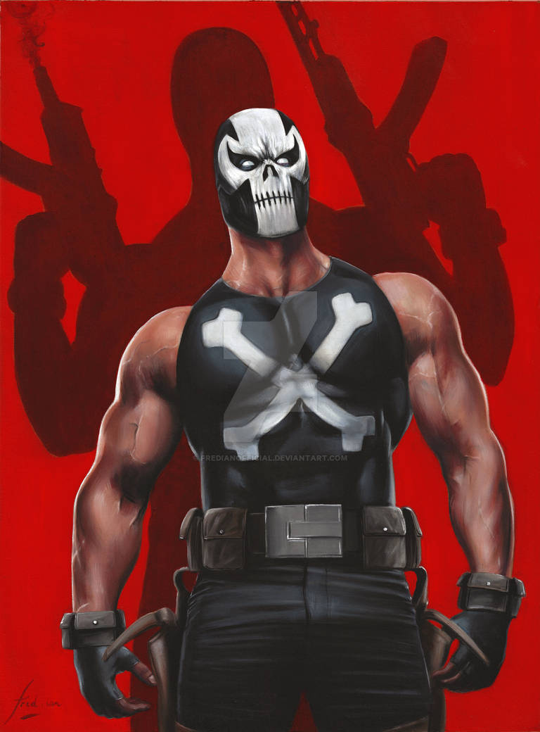 Crossbones Only MARVEL UNBOUND CARD #58 ORIGINAL ART : CROSSBONES by fredianofficial on ...