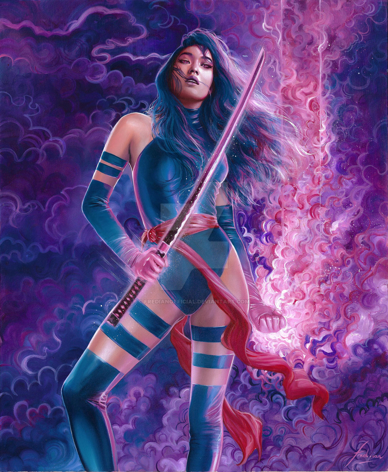 MARVEL UNBOUND BASE CARD #80 ORIGINAL ART:PSYLOCKE by fredianofficial ...