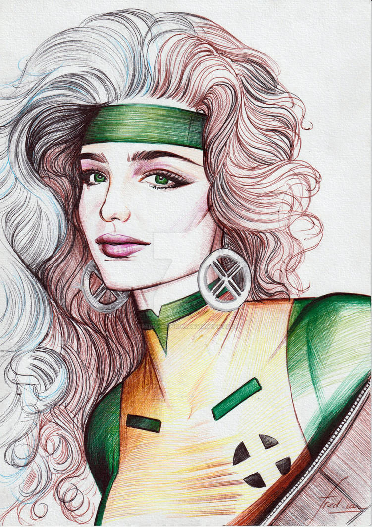 Rogue Ink Drawing ROGUE SKETCH by fredianofficial on DeviantArt
