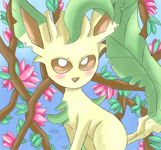 Blossom Leafeon!